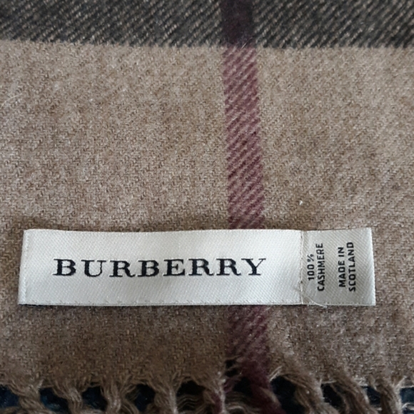 Burberry's Accessories Burberry 0 Cashmere Scarf Scotland Poshmark